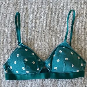 Gilly Hicks Green Daisy Bralette